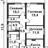 Каркасный дом AS-1246-1