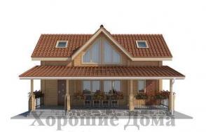 Дом из обрезного бруса AS-1322-2