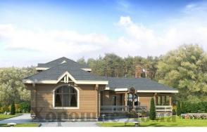 Дом из обрезного бруса AS-1555-2