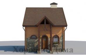 Дом из обрезного бруса AS-2043-3
