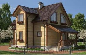 Дом из обрезного бруса AS-215-4