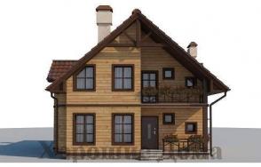 Дом из обрезного бруса AS-2231-3