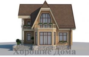 Дом из обрезного бруса AS-2234-2