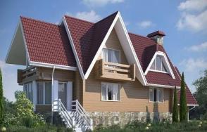 Дом из обрезного бруса AS-486-2