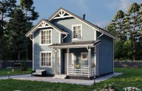 Каркасный дом 7х7