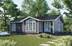 Каркасный дом 13х10